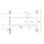 Triumph NSS-8SQ 8,000 lb. Shorter Length 4 Post Lift - Image 3