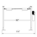 Triumph NSS-8SQ 8,000 lb. Shorter Length 4 Post Lift - Image 2