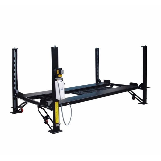 Tuxedo-FP8K-DX-Deluxe_Storage_Lift Tuxedo FP8K-DX 8,000 lb Deluxe Storage Lift - Poly casters, drip trays, jack tray - Image 1