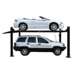 Tuxedo FP8K-DX-XLT 8,000 lb Deluxe Storage Lift Extended Length / Height - Poly casters, drip trays, jack tray - Image 4