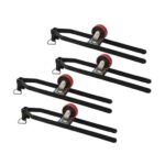 Tuxedo FP8K-DX-XLT 8,000 lb Deluxe Storage Lift Extended Length / Height - Poly casters, drip trays, jack tray - Image 7