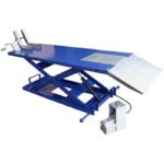 Tuxedo M-1500C-HR 1,500 lb High Rise Motorcycle Lift Bench w/ Vise, Sides, Balance Bar, Pump - Image 2
