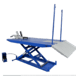 Tuxedo M-1500C-HR 1,500 lb High Rise Motorcycle Lift Bench w/ Vise, Sides, Balance Bar, Pump - Image 4