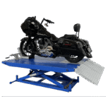 Tuxedo M-1500C-HR 1,500 lb High Rise Motorcycle Lift Bench w/ Vise, Sides, Balance Bar, Pump - Image 12