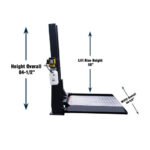 Tuxedo SC-2K 2,000 lb Single Column Lawnmower Storage Lift - 110V Duro Included - Image 2