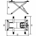 AMGO MR06 6,000 lbs Portable Scissor Lift - Image 6
