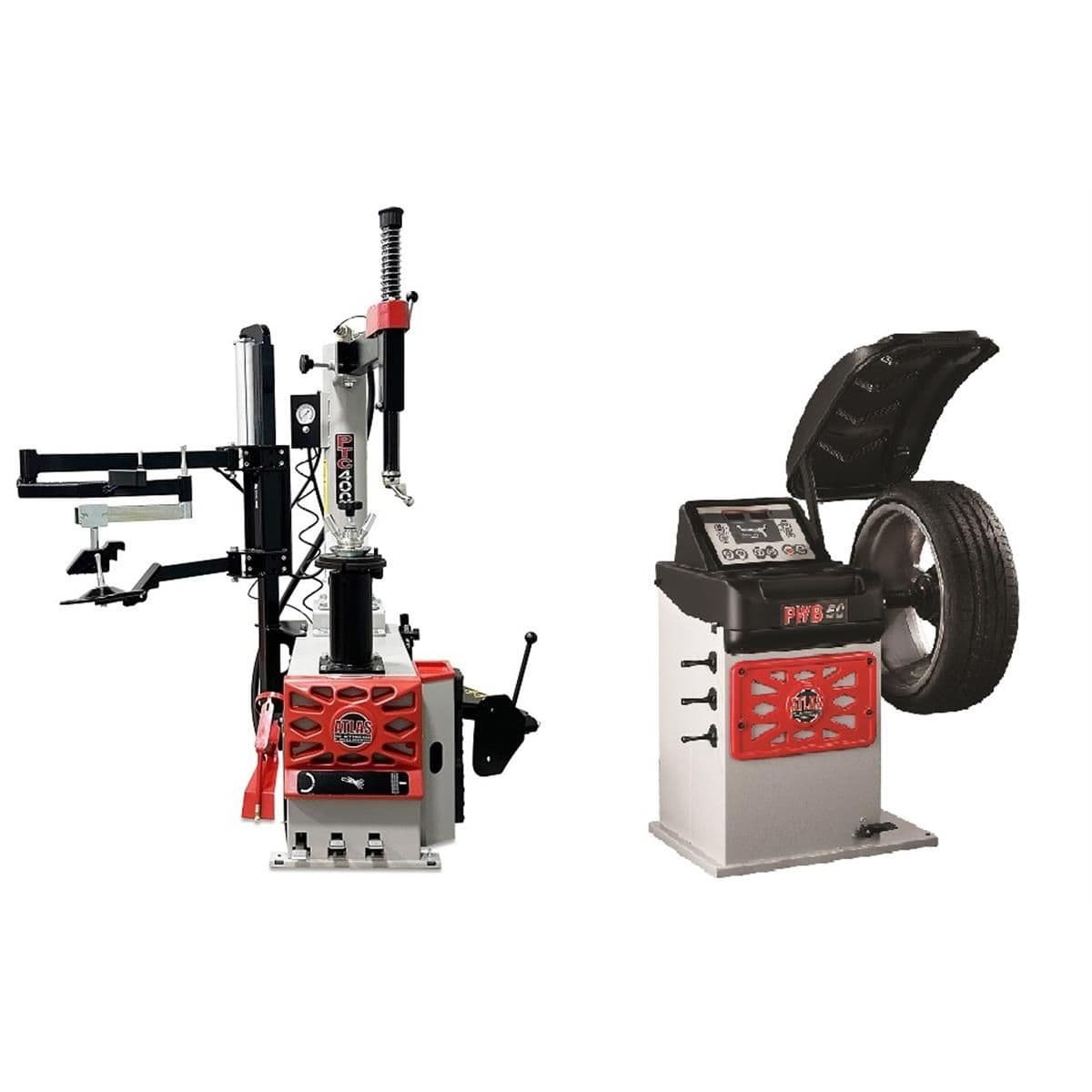 atlas-platinum-ptc400-pwb50-combo-hero Atlas Platinum PTC400 Tire Changer + PWB50 Wheel Balancer Combo Package - Image 1