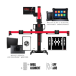Autel IA1000LDWTDT ADAS Calibration & Wheel Alignment System with LDW Targets, Digital Targets & MaxiSYS Ultra S2 Tablet