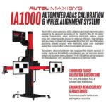 Autel IA1000TDT Automated ADAS Calibration and Wheel Alignment System with Digital Targets and MaxiSYS Ultra S2 Tablet - Image 2