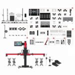 Autel IA900AS MaxiSYS All-Systems ADAS Calibration & Wheel Alignment System (Tablet Not Included)