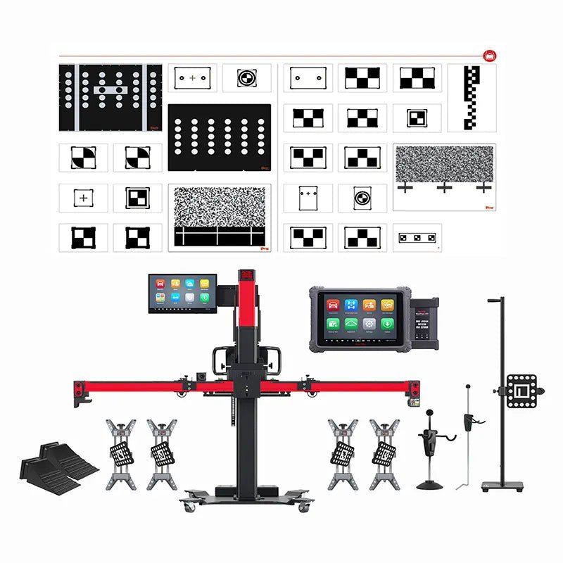 autel-ia900ldwt-adas-calibration-wheel-alignment-system-hero Autel IA900LDWT MaxiSYS ADAS Calibration & Wheel Alignment System with LDW Targets and ULTRAADAS Tablet - Image 1
