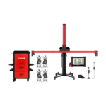 Autel MaxiAlign IWA500ACT Wheel Alignment System with Tablet and Rim Storage Cabinet
