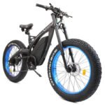 Ecotric 48v 17.5AH 1000W Big Fat Tire Ebike Bison-Matt Black - Image 3