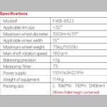 Fortisky FWB-8823 2D Car Wheel Balancer Self-Calibration w/Laser Light - Image 5