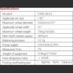 Fortisky FWB-8833 3D Wave Radar Wheel Balancer Dynamic Display Screen w/ Laser Light - Image 5