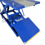 iDEAL Elec-Hydra Motorcycle Lift Bench w/Integrated Motor & Retractable Ramp - Image 5