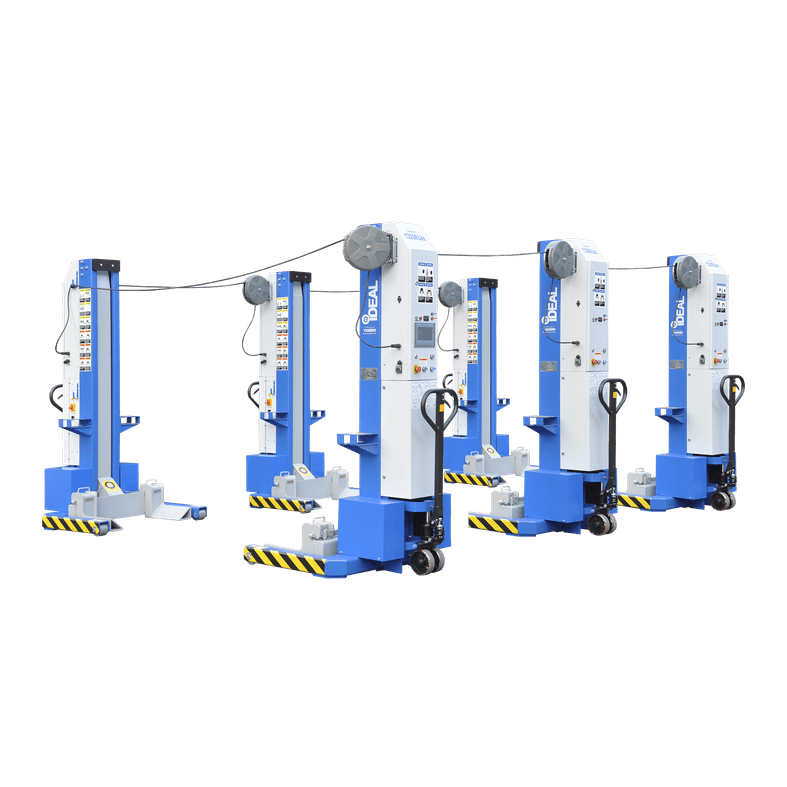 iDEAL-MSC-13K-B-678-Column_Lift iDEAL MSC-13K-B-678 Mobile Column Lift, Six Column Set, 78,000 lbs. - Image 1