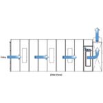 iDEAL PSB-AFCF23B-AK CROSS FLOW DRAFT PAINT SPRAY BOOTH - Image 9