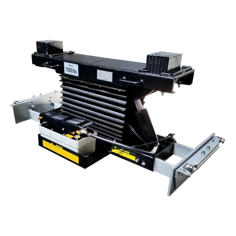 iDEAL-RAJ-7K-L-Air_Jack iDEAL Rolling Air Jack 7,000 lb. Capacity - On The Rail - Air / Hyd - Image 1