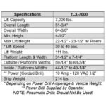 iDEAL Portable Auto Tilt Lift TLX - 7,000 lbs. Capacity - Image 14