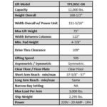 iDEAL TP12KSC-DX 12,000 lb Two Post Lift -- Direct Drive ALI Certified W/PU - Image 5