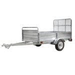 DK2 MMT5X7G-DUG 4.5 ft. x 7.5 ft. Single Axle Galvanized Multi-Utility Trailer (Drive-Up Gate Included)