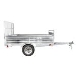 DK2 MMT5X7G-DUG 4.5 ft. x 7.5 ft. Single Axle Galvanized Multi-Utility Trailer (Drive-Up Gate Included) - Image 2