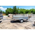 DK2 MMT5X7G-DUG 4.5 ft. x 7.5 ft. Single Axle Galvanized Multi-Utility Trailer (Drive-Up Gate Included) - Image 6