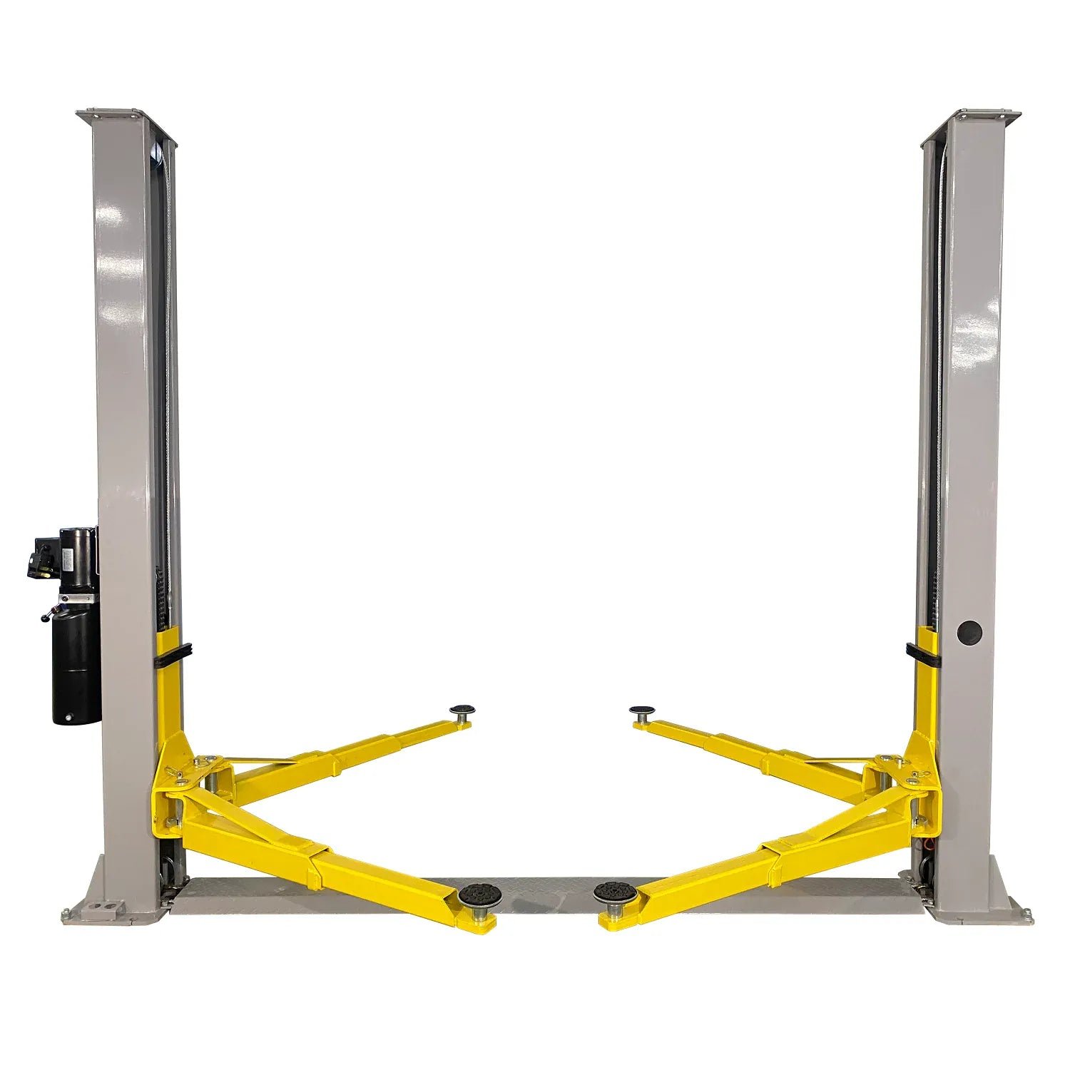 nt-9-two-post-auto-lift-hero Triumph NT-9 9,000 lb Two-Post Floor Plate Lift, Low Ceiling - Image 1