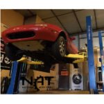 Triumph NT-9 9,000 lb Two-Post Floor Plate Lift, Low Ceiling - Image 6