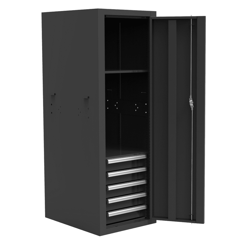 side-locker-Black-3-2 Dark Slate Gray Homak 24” CTS Locker
