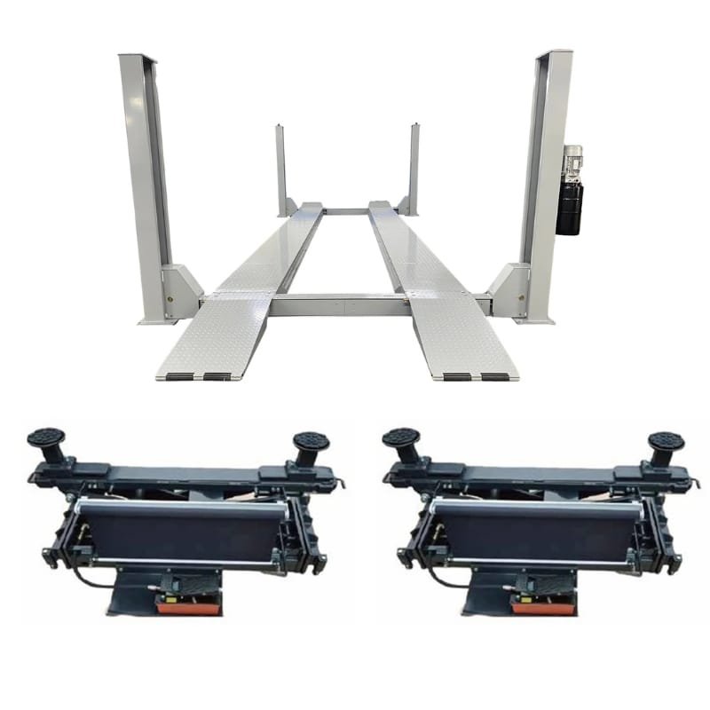 triumph-ntr-24-16-000-lb-4-post-lift-two-rj-15-rolling-jacks-combo Triumph NTR-24 24,000 lb 4 Post Auto Lift + 2 RJ-15 Rolling Bridge Jacks Combo - Image 1
