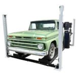Triumph USA8000XLT 8,000 lb 4-Post Lift — Made in USA, Extended-Length Service & Storage Lift, Caster Kit + Jack Tray + 3 Drip Trays - Image 4